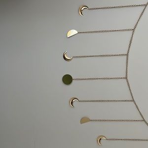 Moon phases room decor